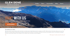 Desktop Screenshot of glendenehunting.com